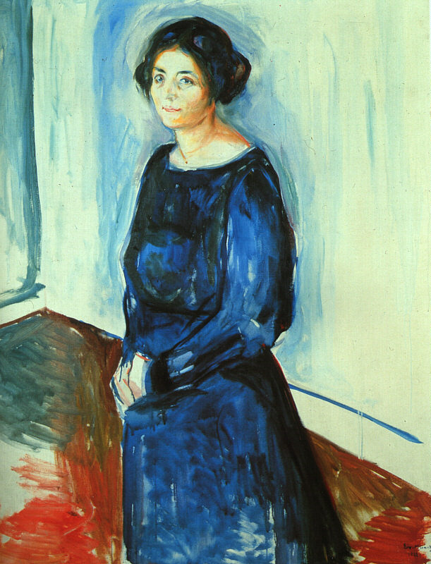 Woman in Blue